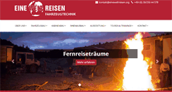 Desktop Screenshot of eineweltreisen.org